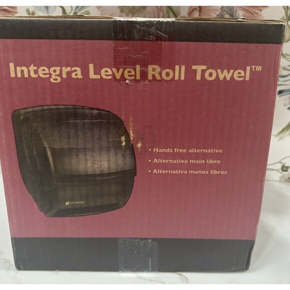 San Jamar Integra Lever Paper Towel Dispenser Black SAN‎ T850TBK New in Box - Picture 5 of 6